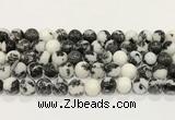 CBW174 15.5 inches 12mm round black & white jasper gemstone beads wholesale