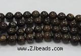 CBZ100 15.5 inches 4mm round bronzite gemstone beads