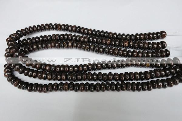 CBZ203 15.5 inches 6*10mm rondelle bronzite gemstone beads