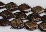 CBZ243 15.5 inches 13*18mm octagonal bronzite gemstone beads