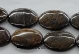 CBZ307 15.5 inches 18*25mm oval bronzite gemstone beads wholesale