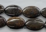 CBZ307 15.5 inches 18*25mm oval bronzite gemstone beads wholesale