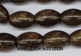CBZ410 15.5 inches 15*20mm rice bronzite gemstone beads