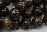 CBZ52 15.5 inches 12mm round bronzite gemstone beads wholesale