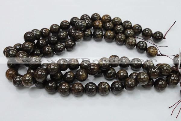 CBZ53 15.5 inches 14mm round bronzite gemstone beads wholesale