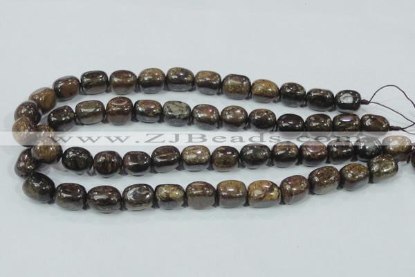 CBZ61 15.5 inches 12*15mm nugget bronzite gemstone beads