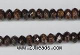 CBZ91 15.5 inches 5*8mm faceted rondelle bronzite gemstone beads