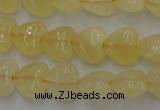 CCA22 15.5 inches 8*8mm heart calcite gemstone beads wholesale