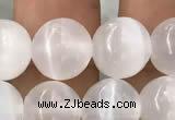 CCA363 15.5 inches 10mm round white calcite gemstone beads