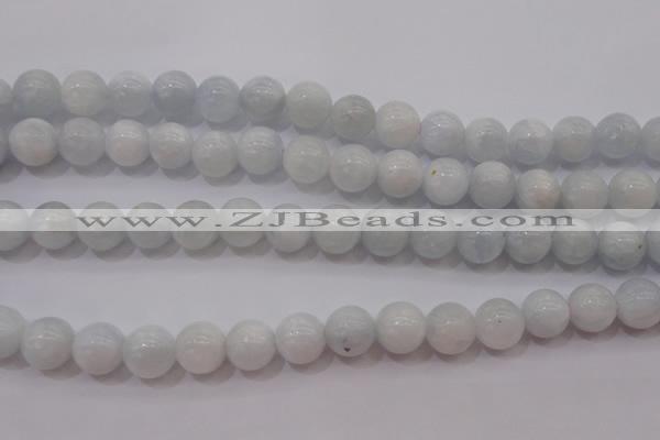 CCA403 15.5 inches 10mm round blue calcite beads wholesale