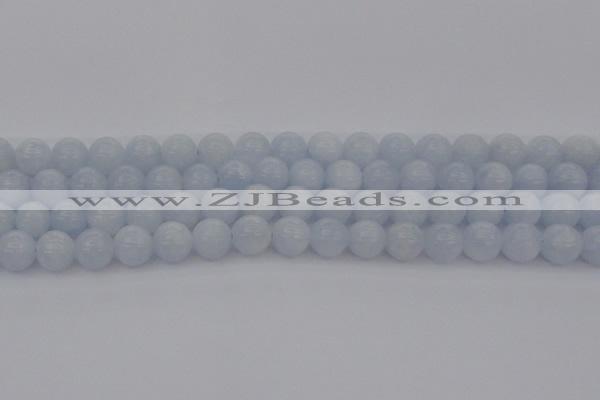 CCA407 15.5 inches 10mm round blue calcite gemstone beads