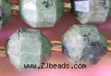 CCB1007 15 inches 9*10mm faceted diopside quartz beads