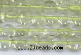 CCB1142 15 inches 4mm faceted coin lemon quartz beads