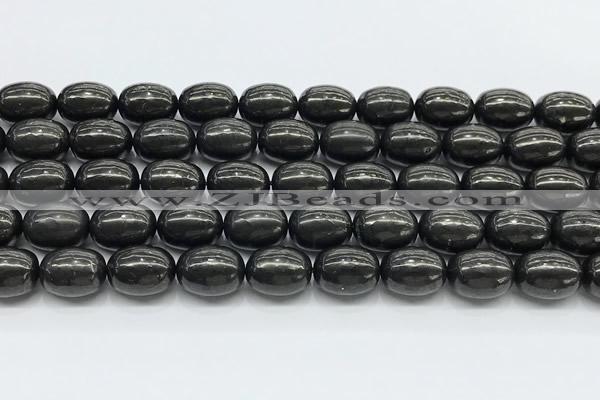 CCB1200 15 inches 10*14mm drum shungite gemstone beads