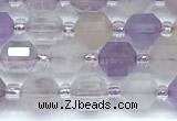 CCB1566 15 inches 5mm - 6mm faceted lavender amethyst beads