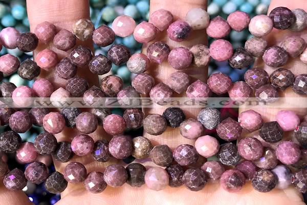 CCB1654 15 inches 6mm faceted teardrop gemstone beads
