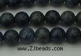 CCB451 15.5 inches 6mm round blue coral beads wholesale