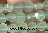 CCB513 15.5 inches 4mm coin green aventurine beads wholesale