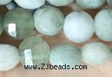CCB619 15.5 inches 6mm faceted coin jade gemstone beads