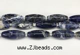 CCB780 15.5 inches 15*38mm - 16*40mm rice sodalite  beads