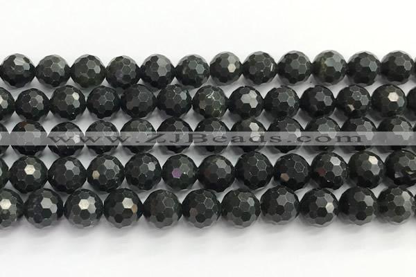 CCB790 15.5 inches 10mm faceted round jade gemstone beads wholesale