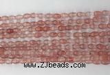 CCB801 15.5 inches 4*6mm rice cherry quartz gemstone beads wholesale