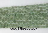 CCB805 15.5 inches 4*6mm rice green aventurine gemstone beads wholesale