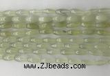 CCB817 15.5 inches 5*12mm rice New jade gemstone beads wholesale