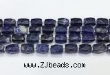 CCB889 11*15mm-12*16mm faceted cuboid sodalite beads wholesale