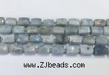 CCB896 11*15mm-12*16mm faceted cuboid aquamarine beads wholesale