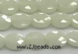 CCB919 15.5 inches 6*8mm faceted oval luminous beads