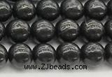 CCB965 15 inches 6mm round shungite gemstone beads wholesale