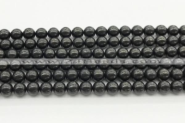 CCB966 15 inches 8mm round shungite gemstone beads wholesale