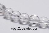 CCC02 15 inches 8mm round white crystal beads Wholesale