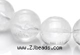 CCC10 15.5 inches 16mm round white crystal beads Wholesale