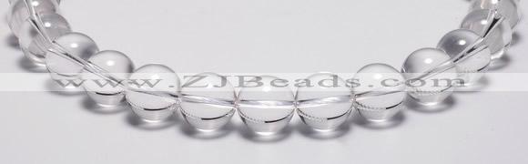 CCC32 15.5 inches 18mm round synthetic white crystal beads