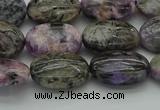 CCG102 15.5 inches 12*16mm oval charoite gemstone beads