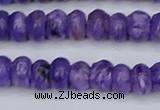 CCG121 15.5 inches 4*7mm rondelle charoite gemstone beads