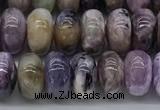 CCG136 15.5 inches 5*8mm rondelle natural charoite gemstone beads