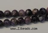 CCG26 15.5 inches 8mm round natural charoite gemstone beads