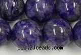 CCG313 15.5 inches 12mm round dyed charoite beads wholesale