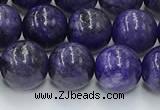 CCG316 15.5 inches 8mm round dyed charoite gemstone beads