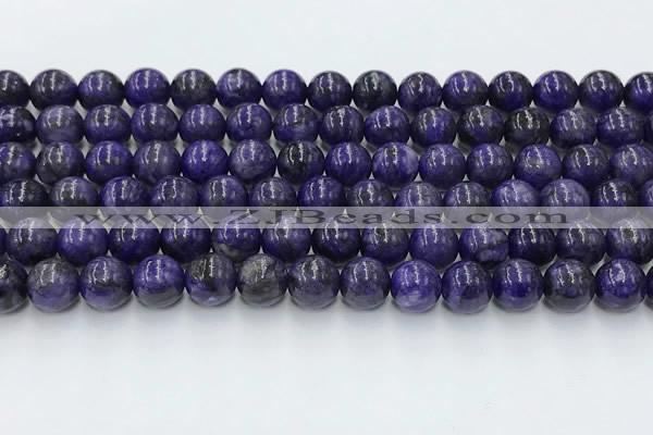 CCG316 15.5 inches 8mm round dyed charoite gemstone beads