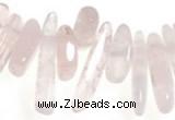 CCH10 16 inches rose quartz chips gemstone beads wholesale