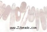 CCH10 16 inches rose quartz chips gemstone beads wholesale