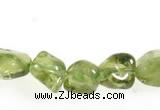 CCH17 16 inches green peridot chips gemstone beads wholesale