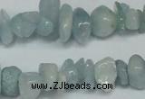 CCH215 34 inches 5*8mm aquamarine chips gemstone beads wholesale