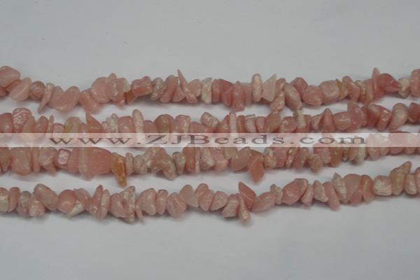 CCH224 34 inches 5*8mm pink opal chips gemstone beads wholesale
