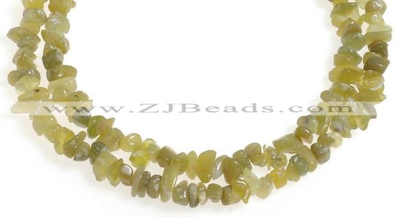 CCH23 35 inches Korea jade chips gemstone beads wholesale