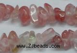 CCH237 34 inches 5*8mm cherry quartz chips beads wholesale